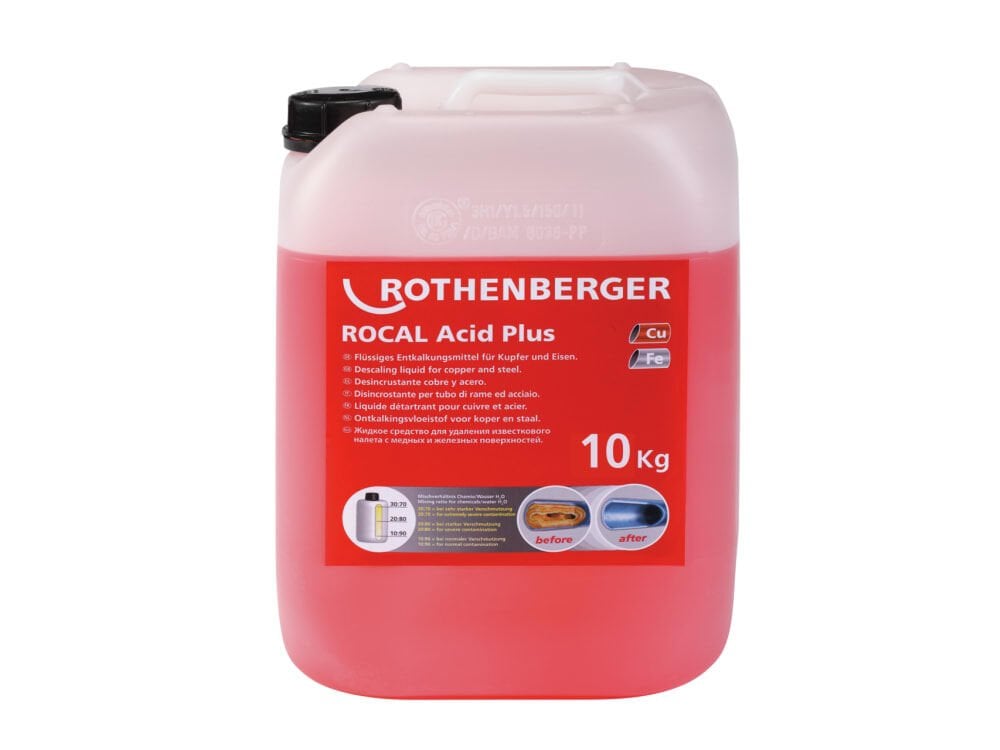 ROCAL Acid Plus Kireç Çözücü Konsantre Formül Cu & Fe 10kg