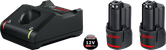 2 x GBA 12V 2.0Ah + GAL 12V-40