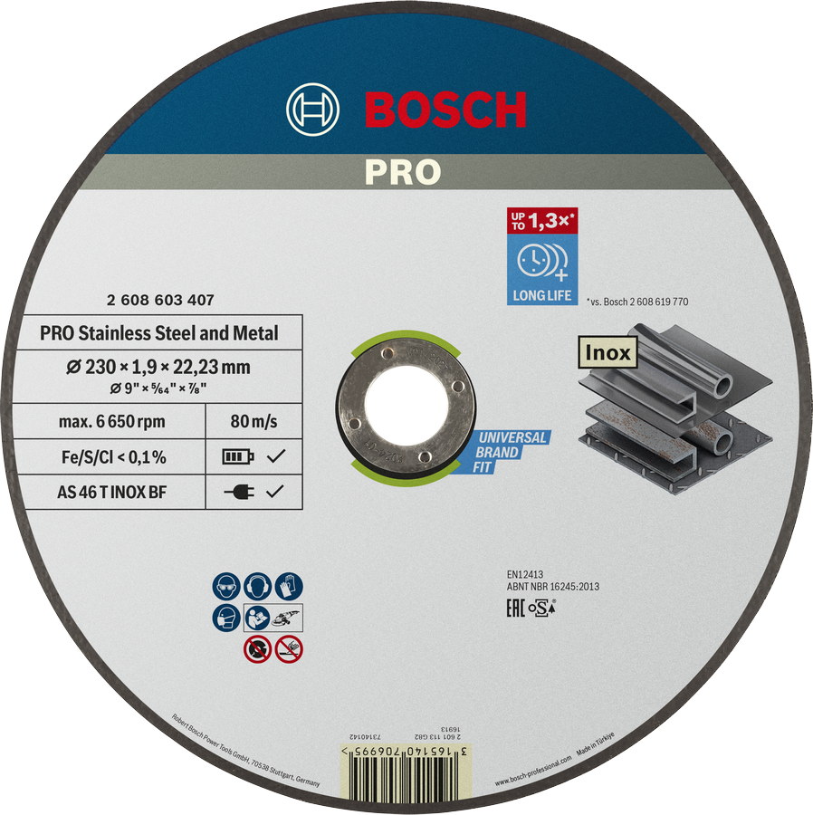 PRO Stainless Steel and Metal Kesme Diski