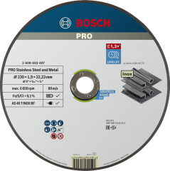PRO Stainless Steel and Metal Kesme Diski