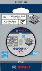 PRO Stainless Steel and Metal Kesme Diski