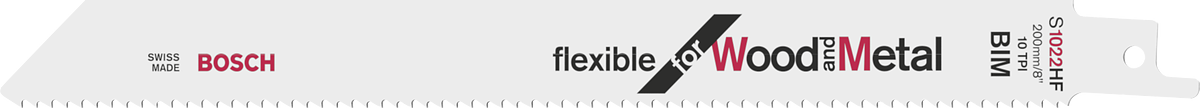 S 1022 HF Flexible for Wood and Metal Panter Testere Bıçağı
